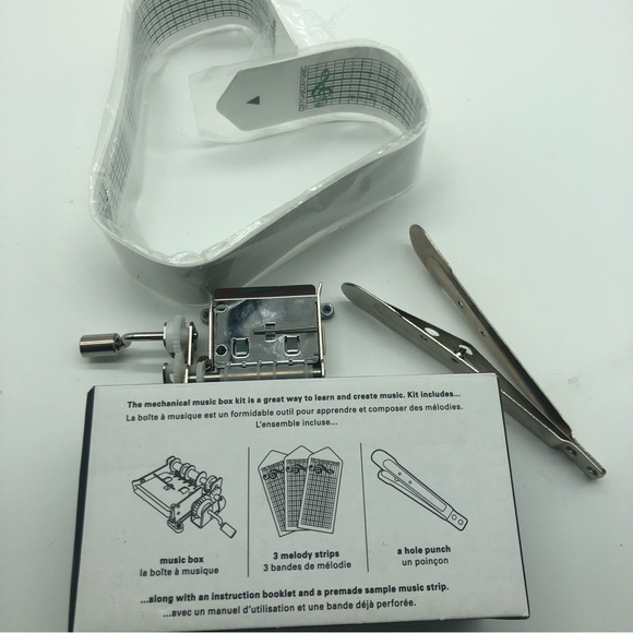 Make Your Own Music Box with Tool Kit Set Kikkerland Music Box Kit DIY Project - Picture 2 of 8